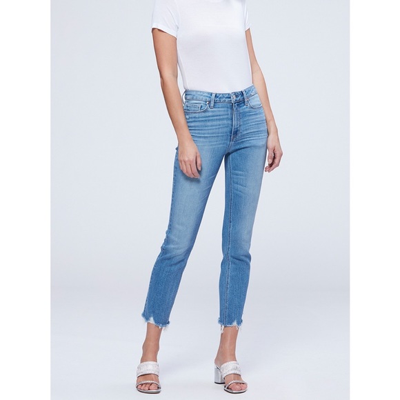 Paige Cindy Destroyed Hem Jeans - Picture 9 of 15